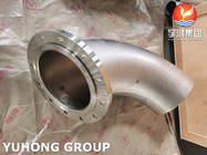 Fittings pipa titanium ASTM B363 WPT2 (Gr.2) Flanged Elbow untuk Peralatan Air Laut