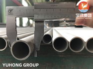 ASME SA213 TP304L Stainless Steel Seamless Tube Karbon Rendah Untuk Penukar Panas