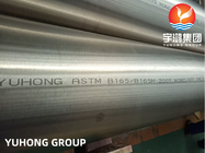 ASTM B165 UNS N04400 MONEL 400 Nikel Tembaga Alloy Pipa Tanpa Jawab untuk Pengolahan Gas