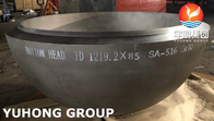 ASME SA516 Gr.70 Carbon Steel Elliptical Head End Cap / Dish End untuk Pressure Vessel