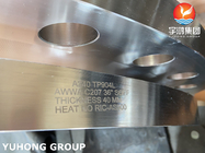 Stainless Steel Flange ASTM A240 Gr F904L UNS N08904 Katup boiler penukar panas