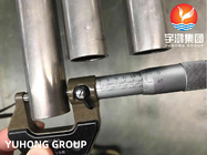 Heat Exchanger Nickel Alloy Pipe ASME SB163 / SB167 Presisi Tinggi Tabung Paduan Nikel Mulus Standar
