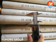 ASTM A269 TP316Ti, UNS S31635 Stainless Steel Seamless Tube Untuk Panas Exchanger Boiler
