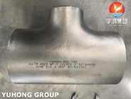 Super Duplex Forged Steel Fitting ASTM A815 UNS S32750 / S32760 Mulus Tee / Reducer Tee