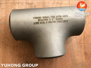 ASTM A815 WP32760-S Super Duplex Steel Equal Tee Butt Weld Fittings Untuk Desalinasi