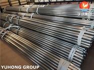 Tabung Las Stainless Steel ASME SA249 TP304, Anil Cerah, Ujung Polos