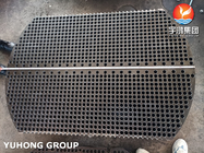 Karbon Steel Square Semicircle Baffle Tube Sheet Untuk Pertukang Panas EN 10025-2 S235JR