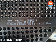 EN 10025-2 S235JR Piring Baffle yang digunakan dalam penukar panas