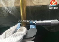 Tabung penukar panas ASTM B111 UNS C44300, UNS C68700 Tabung tanpa jahitan paduan tembaga