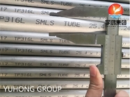 ASTM A213 TP316L Stainless Steel Seamless Tube Untuk Heat Exchanger Tubes Bright Annealed