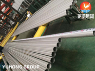 ASTM A249 TP304L Stainless Steel Welded tube Untuk Heat Exchanger Conderser ketahanan korosi yang tinggi