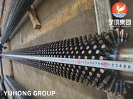ASTM A335 GR.P9 Studded Finned Seamless Pipe TP410 AL CS Studs Alloy Fin Pipe