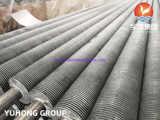 ASME SA249 TP304 tabung sirip yang diekstrusi 304 stainless steel untuk penukar panas