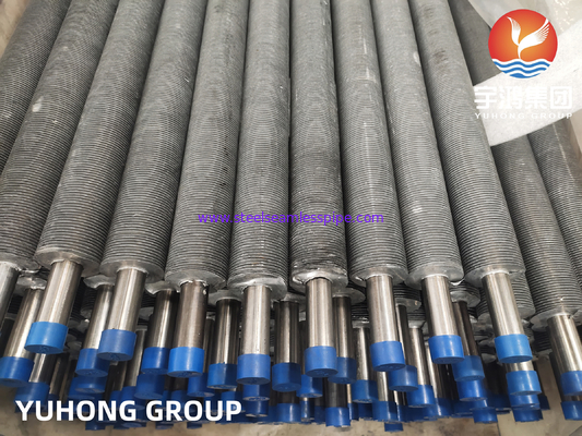 ASME SA249 TP304 Stainless Steel Extruded Fin Tube untuk Air Cooler Heat Exchanger