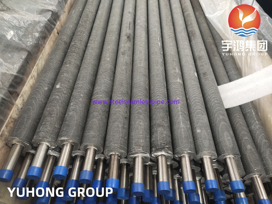ASME SA249 TP304 Stainless Steel Extruded Fin Tube untuk Air Cooler Heat Exchanger