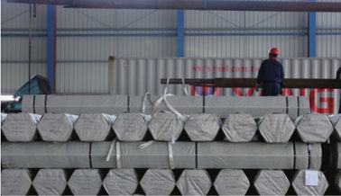 Alloy Steel Seamless Tube, DIN 1629 St52.4, St52, DIN 17175 15Mo3, 13CrMo44, 12CrMo195, polos akhir, permukaan diminyaki