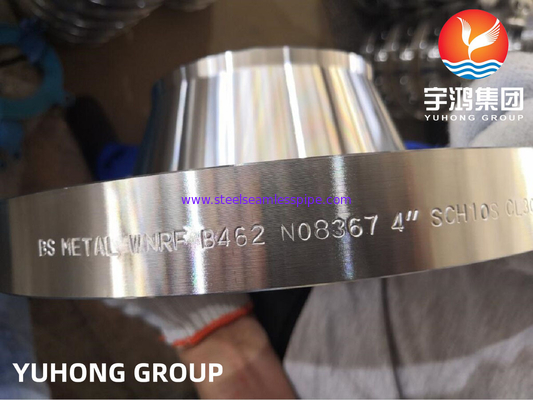 ASTM B462 Alloy Al6XN, UNS N08367 WNRF Flanges baja paduan nikel CL3000 untuk minyak dan gas