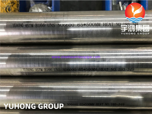 Nikke Alloy Tube Inconel 600 Seamless Tubing untuk Exchanger Panas SB163 UNS N06600