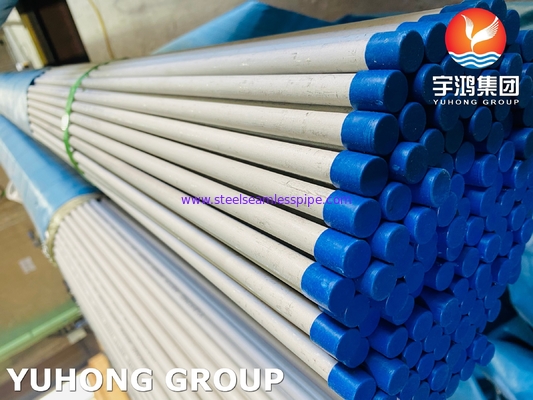 ASTM A213 / ASTM A269 Stainless Steel Seamless Tube Ketebalan Dinding Minimum Kondensor Evaporator