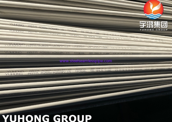 ASTM A269/ A269M-15 TP304 TP304L Stainless Steel Seamless Tube Untuk Boiler