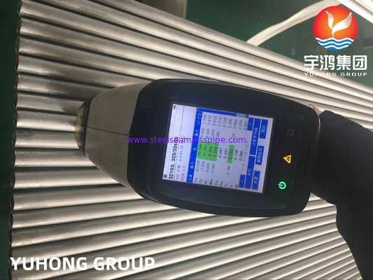 Tabung tanpa jahitan ASTM A213 ASME SA213 TP304/304L, TP316L, TP310S, TP316Ti, TP321/321H, TP347, TP317