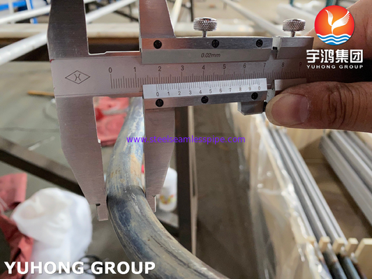 ASME SA789 SAF 2205 / UNS S32205 Penukar Panas Baja Dupleks U Bend Tube