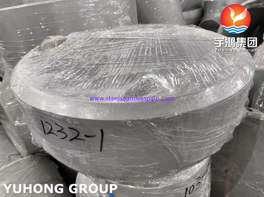 ASME SA403 WP304-S Kap baja tahan karat Ukuran besar 40 inci Butt weld pipe Fitting PT