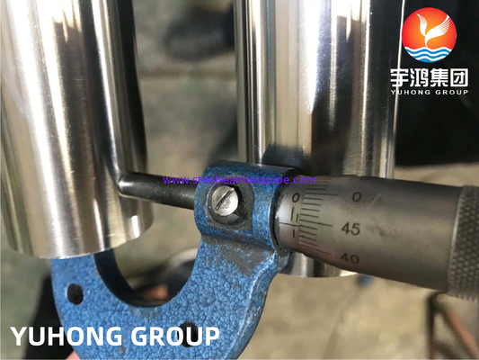 ASTM A270 TP304 Stainless Steel Welded Tube, Bright Annealed Treatment Digunakan dalam Aplikasi Sanitasi
