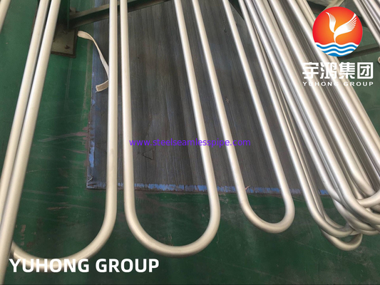 ASME SB444 Inconel 625 / UNS N06625 Nikel Alloy Steel U Bend Seamless Tube