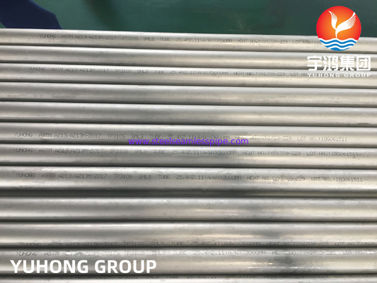 ASME SA213 TP310S 1.4845 Tabung Penukar Panas Mulus Stainless Steel