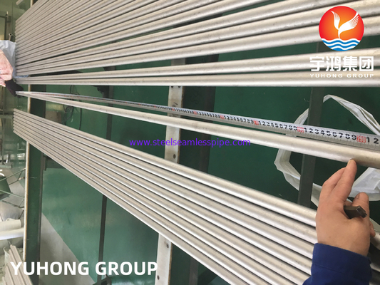 ASME SA213 TP310S 1.4845 Tabung Penukar Panas Mulus Stainless Steel