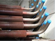 CuNi 90/10 Bentuk Jenis Heat Exchanger Fin Tabung OD25.4 X 1.5WT L bersirip Copper Tubing