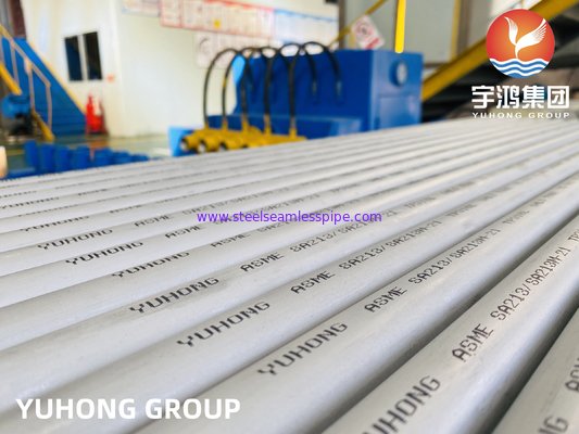 ASME SA213 TP316/316L 1.4401/1.4404 Tabung Penukar Panas Mulus Baja Tahan Karat