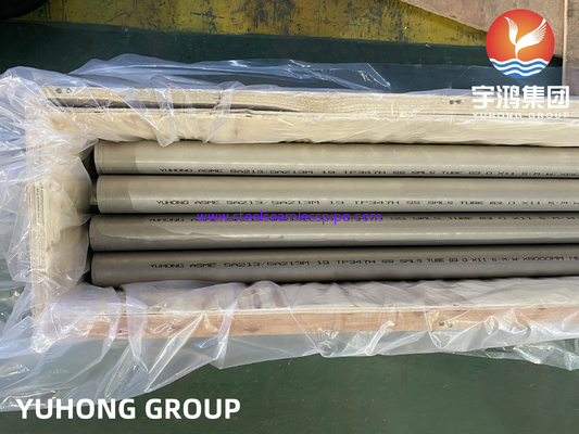 ASME SA213 TP347H 1.4961 Tabung Bolier Mulus Baja Tahan Karat