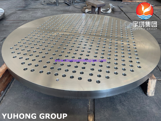 ASTM A182 F316 Lembar tabung berdiameter besar stainless steel ditempa untuk komponen penukar panas