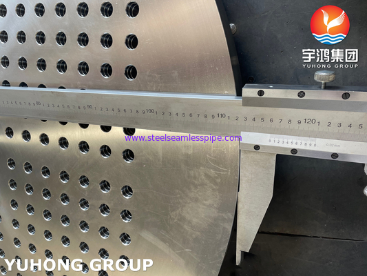 ASTM A182 F316 Lembar tabung berdiameter besar stainless steel ditempa untuk komponen penukar panas