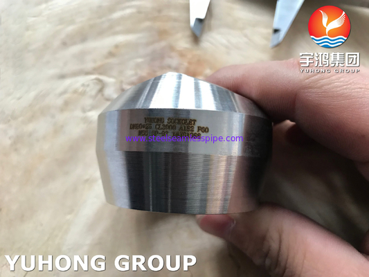 Sockolet Baja Duplex A182 F60 / S32205 Dipalsukan Olet Fitting MSS SP-97