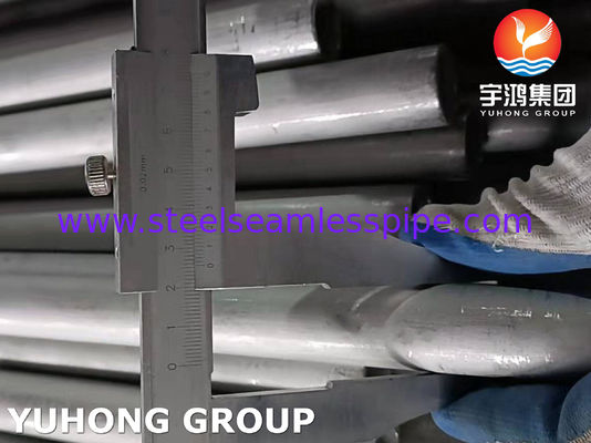 Pipa U Bend Baja Tahan Karat ASTM A213 TP317L Tabung Penukar Panas 100% ET