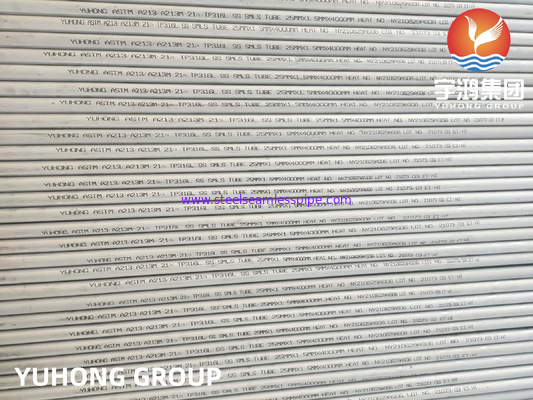ASTM A213 TP316L Stainless Steel Seamless Tube Ditarik Dingin Untuk Penukar Panas Dan Boiler