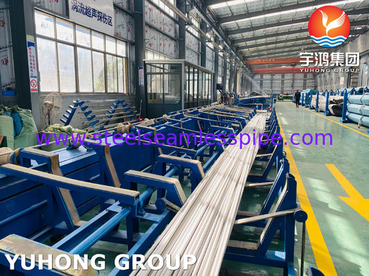 Pipa Mulus Baja Tahan Karat ASTM A213 TP316L dengan Ketahanan Korosi Tinggi untuk Penukar Panas ET HT