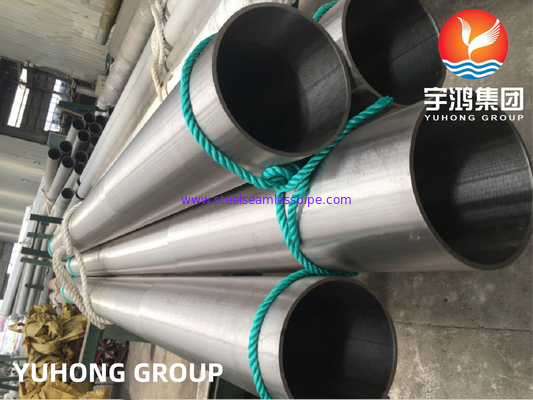 ASTM B165 Monel 400 N04400 Pipa Nickel Alloy Tanpa Jawab Untuk Air Laut