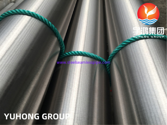 ASTM B165 Monel 400 N04400 Pipa Nickel Alloy Tanpa Jawab Untuk Air Laut
