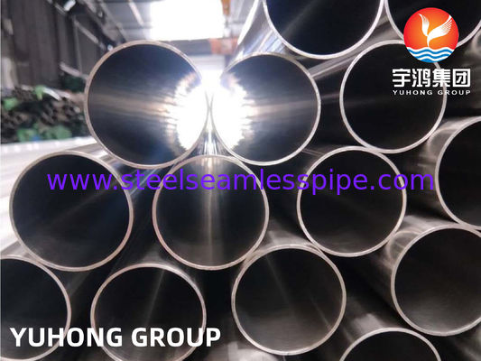 ASTM A270 TP304 Pipa tanpa jahitan stainless steel sanitasi dengan permukaan dipoles dan ketahanan korosi