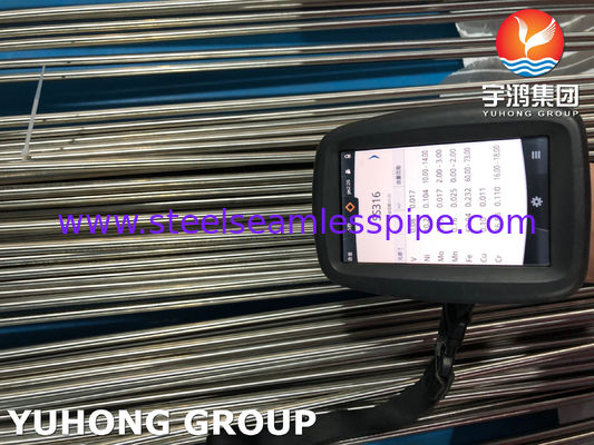 Pipa U-Bend Seamless Stainless Steel Sanitari ASTM A270 TP316L untuk Industri Susu dan Makanan