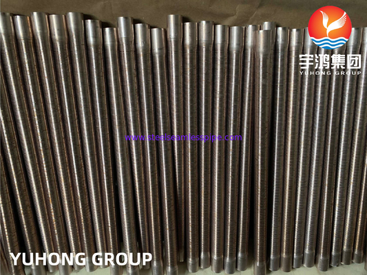 ASTM B111 C70600 Cu-Ni 90/10 tabung sirip rendah untuk sistem pemanas kondensor