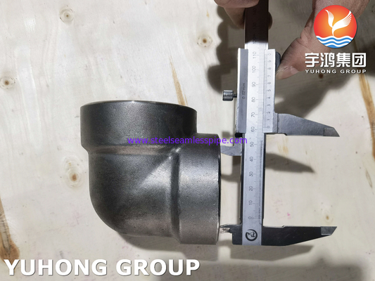 A182 F53 Socket Weld Elbow, UNS S32750 Super Duplex Steel Forged Fitting