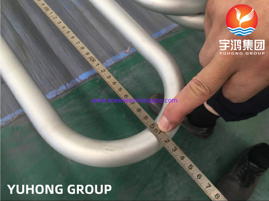 Ketahanan Korosi ASTM B444 N06625 Inconel Seamless U Bend Tube