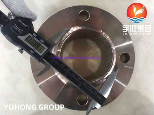 ASTM B151 C70600 2.0872 Flange Weldneck Tempa Paduan Cu-Ni RF B16.5