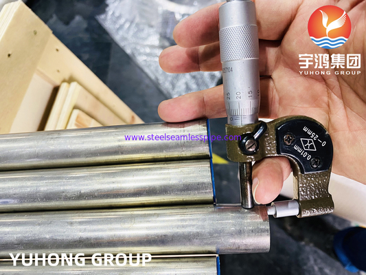 Reaktor nuklir Tabung bekas ASTM B167 Inconel 600 / UNS N06600 Tipe tanpa jahitan