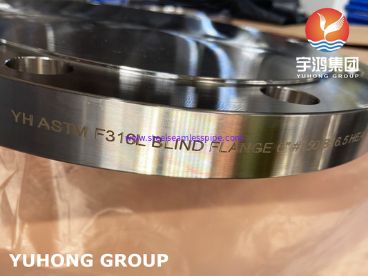 A182 F316L Blind Flange stainless steel, digunakan dalam sistem pipa bertekanan, B16.5 / AS2129 TABEL D